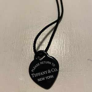 Black Tiffany & Co. Necklace